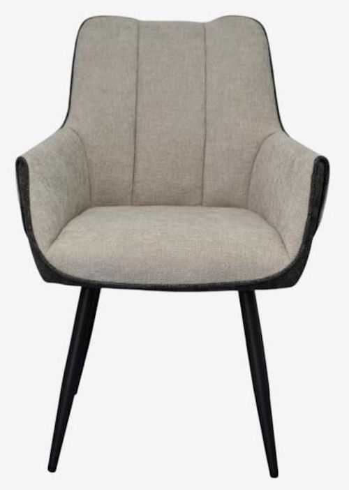 купить Комплект стол и стулья Evelin di Costacurta стол DT-402-3B + 4 стула QT-227B Light grey/Dark grey в Кишинёве 