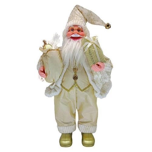 купить Новогодний декор Promstore 20070 Mos Crăciun, 60cm, Golden Christmas cu cadouri в Кишинёве 