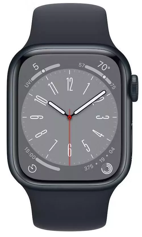 cumpără Ceas inteligent Apple Watch Series 8 GPS 41mm Midnight Aluminium Case MNP53 în Chișinău 