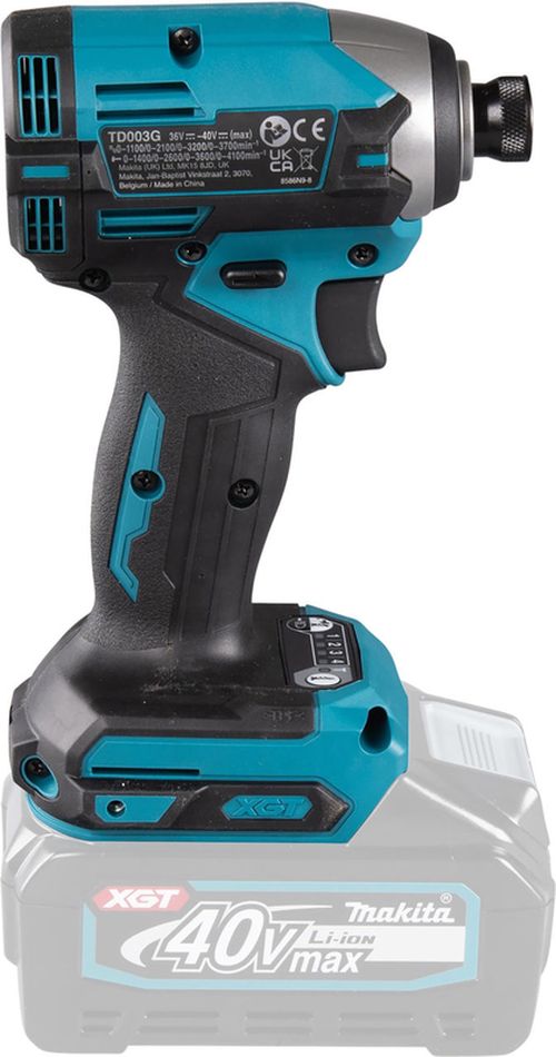 купить Гайковерт Makita TD003GA201 Masina de insurubat cu impact 1/4" 210nm XGT 40V Max 2x2Ah в Кишинёве 