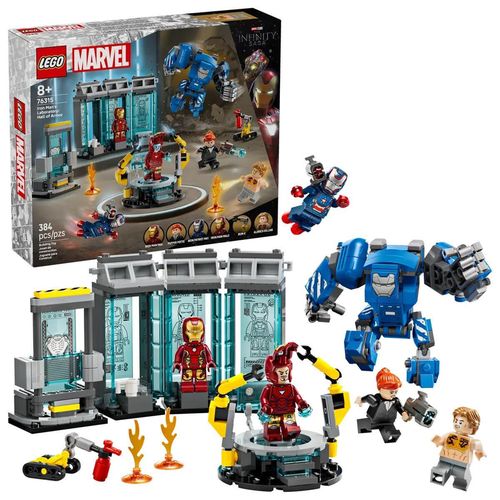 купить Конструктор Lego 76315 Super Heroes Iron Man's Laboratory: Hall Of Armor в Кишинёве 