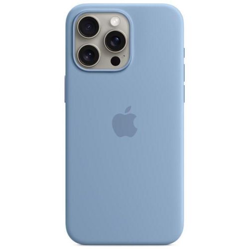 cumpără Husă pentru smartphone Apple iPhone 15 Pro Max Silicone MagSafe Winter Blue MT1Y3 în Chișinău 