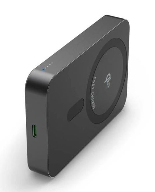 купить Аккумулятор внешний USB (Powerbank) Hama 201752 Power Pack QI2 10000mAh Magsafe в Кишинёве 