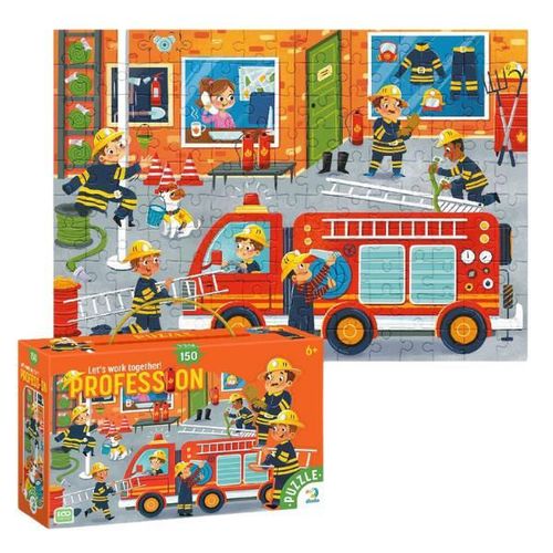 cumpără Puzzle Dodo 300622 Puzzle Pompier, seria Profesii, 150 elem. în Chișinău 
