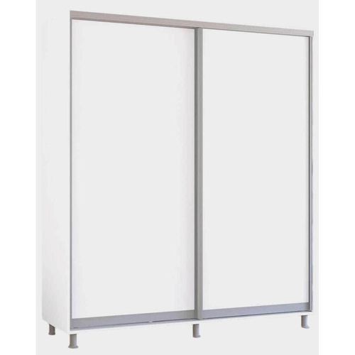 cumpără Dulap Mobildor-Lux Aron-S uși glisante din PAL (190x60x200H cm) Alb Brilliant în Chișinău 