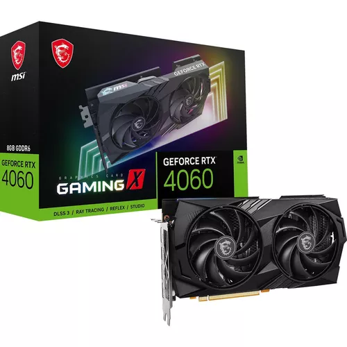 купить Видеокарта MSI GeForce RTX 4060 GAMING X 8G / 8GB GDDR6 в Кишинёве 