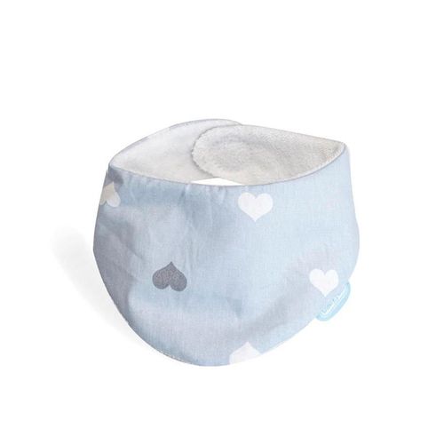 купить Слюнявчики BabyJem 515 Baveta cu doua fete tip esarfa Albastra в Кишинёве 