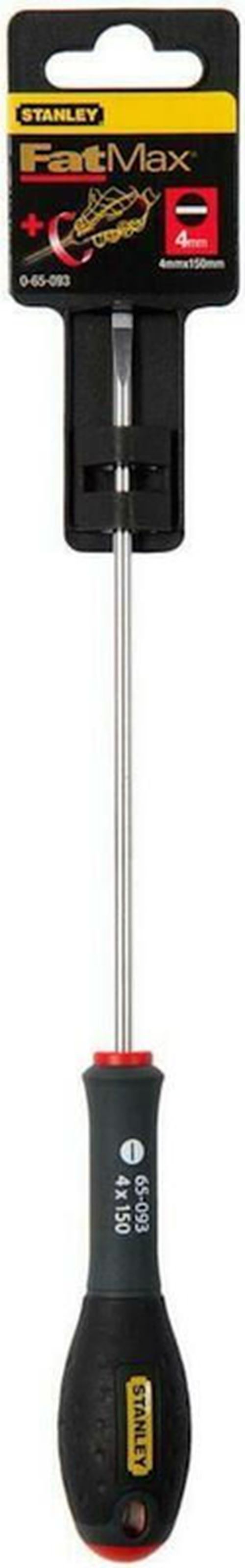 купить Отвёртка Stanley Отвёртка Fatmax SL4.0x150 мм 0-65-093 в Кишинёве 