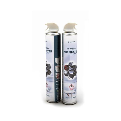 купить Gembird Compressed air 750ml (CK-CAD-FL750-01), Extension tube for precision-dusting в Кишинёве 