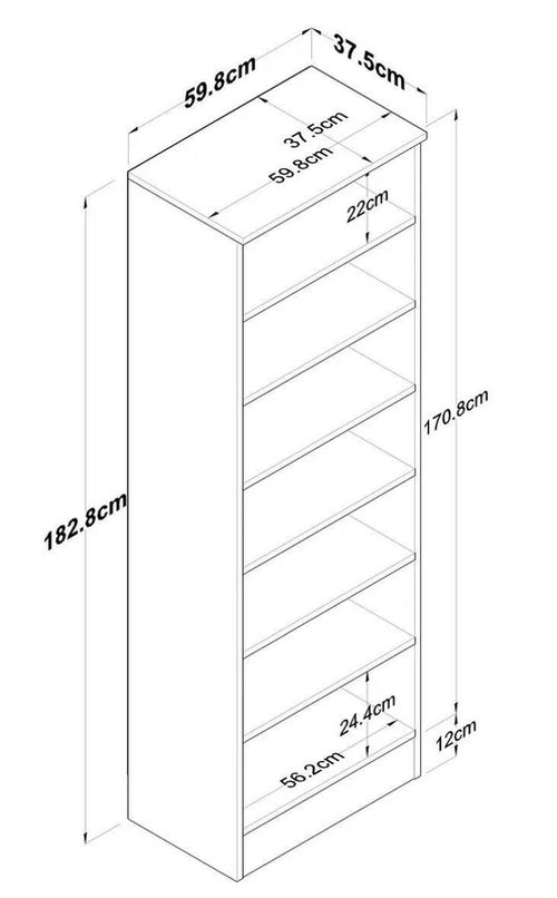 cumpără Dulap Trendy P6-M13-2241, 59x182x37cm în Chișinău 