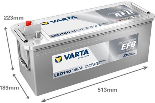купить Автомобильный аккумулятор Varta 140AH 800A(EN) клемы 3 (513x189x223) T5 075 EFB (Prof DP) (933140080K312) в Кишинёве 