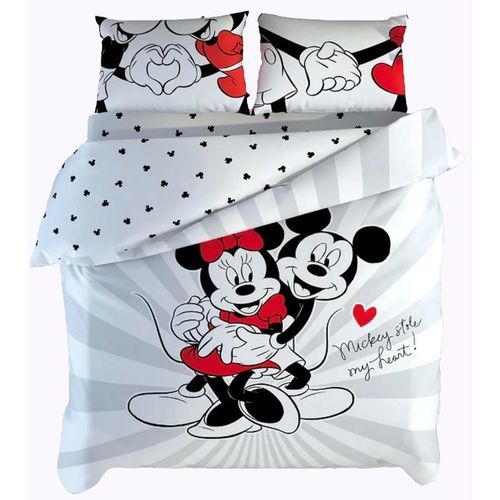 купить Детское постельное белье Tac Disney Minnie&Mickey Love Double (60251268) в Кишинёве 