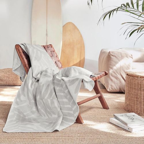 cumpără Textile de casă Ibena 1801/800 Jacquard Baumwolldecke Kula mith GOTS Zertifikat Grey/white în Chișinău 