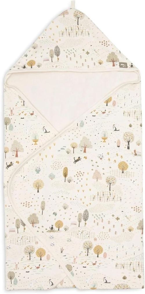 купить Аксессуар для купания Jollein 534-836-68102 Prosop cu gluga Tiny Park, 75x75cm в Кишинёве 