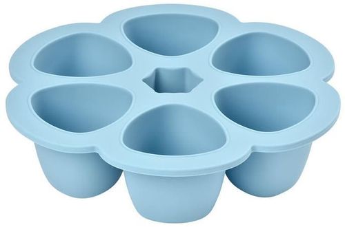 cumpără Container alimentare Beaba B912456 Windy Blue ermetic silicon multiportii 6x150ml în Chișinău 