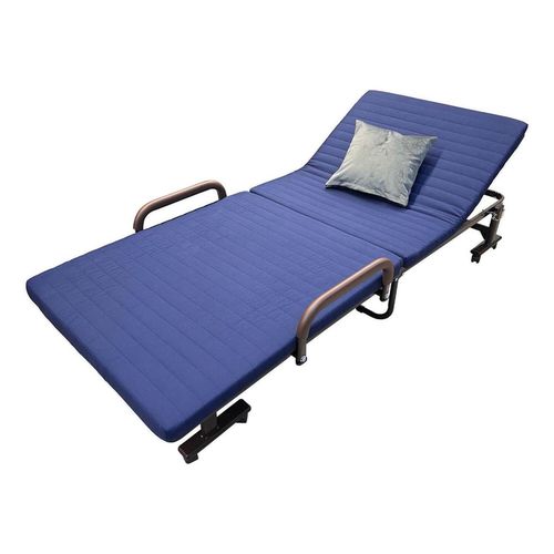 купить Раскладушка Waltz VOR82515 Pat pliabil cu saltea L80 Albastru Marin в Кишинёве 