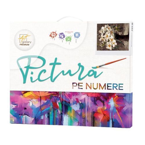 купить Картина по номерам Art Gallery GX46538 Narcisi albi 40x50cm в Кишинёве 