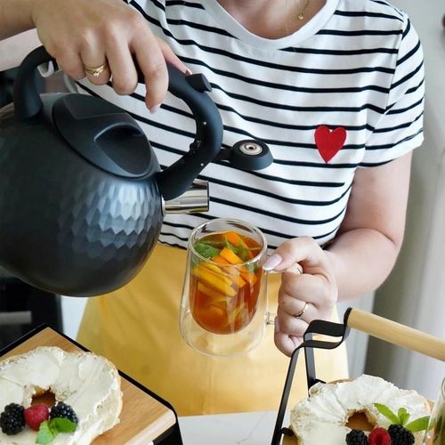 cumpără Ceainic aragaz Konighoffer Mauro 3L Black în Chișinău 