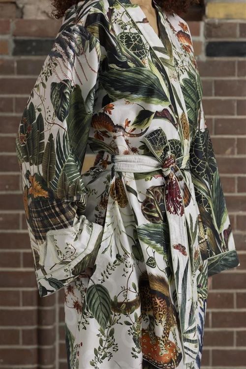 cumpără Halat Moooi 280082 Menagerie of Exti Ani Kimono L/XL Ivory în Chișinău 