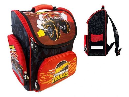 cumpără Rucsac pentru copii St.RIGHT 57841 Ghiozdan scolar Hot Wheels A-1, 30x15x40cm în Chișinău 
