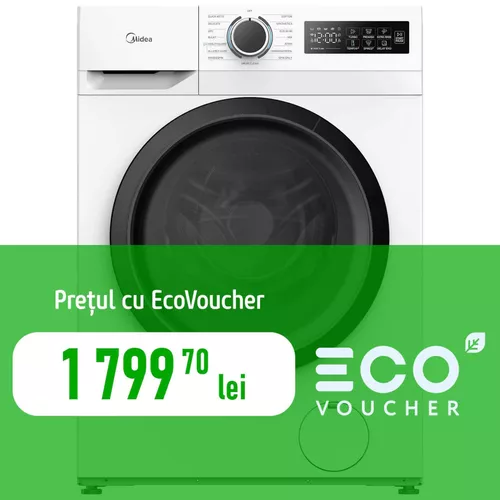 купить Стиральная машина с фронтальной загрузкой Midea MF110W80BA10/W-HR в Кишинёве 
