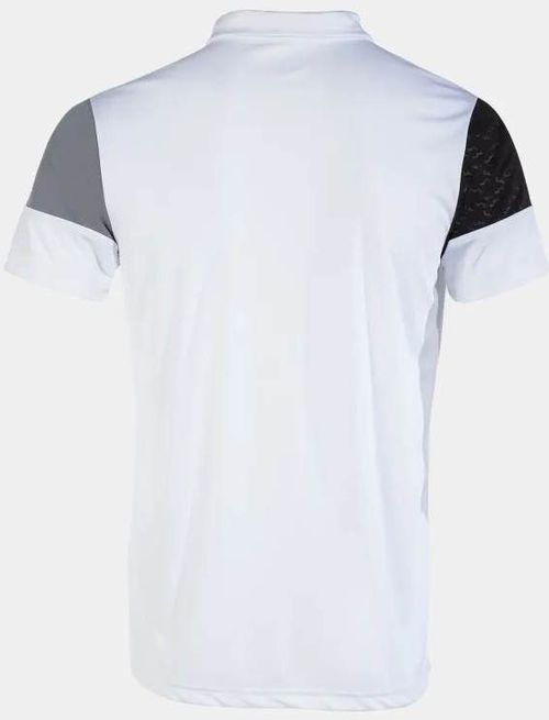 купить Одежда для спорта Joma Crew V Short Sleeve Polo White Grey Black (L) 103208.211 в Кишинёве 