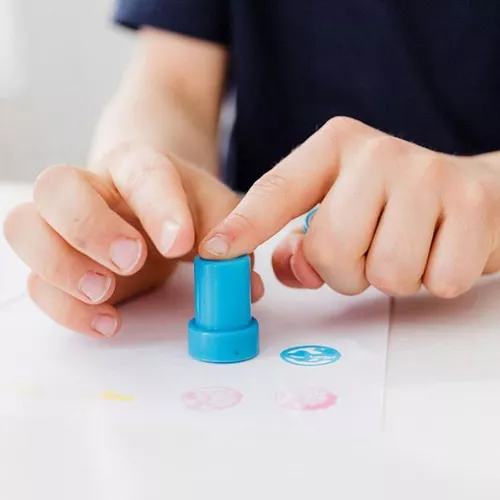 cumpără Set de creație Totum TT075023 Stampile Dino, 12 buc, 61856 în Chișinău 