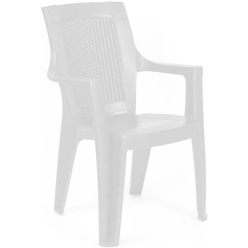 купить Стул Sanja 7031A Ema Ratan (alb) в Кишинёве 