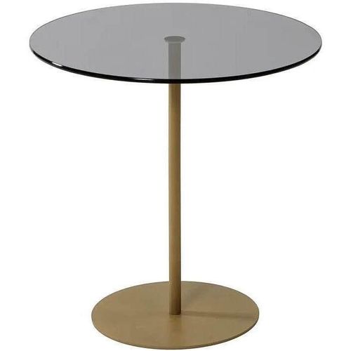 купить Журнальный столик Trendy Chill-Out, Золотой, Темно-серый 50x50x50 см в Кишинёве 