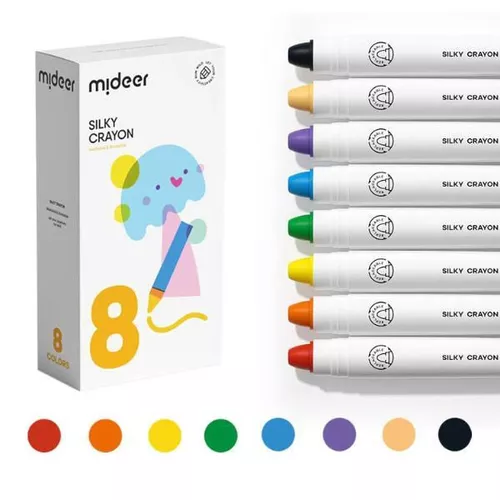 cumpără Set de creație Mideer MD4254 Set de creioane de ceară, 8 culori în Chișinău 