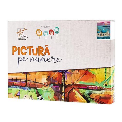 cumpără Tablou pe numere Art Gallery CX3556 20x30cm Santorini în Chișinău 
