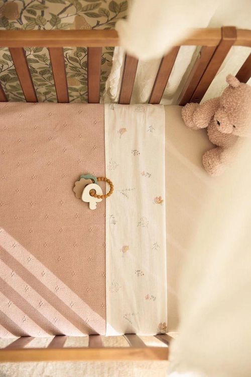 купить Детское постельное белье Jollein 008-524-67104 Cearsaf pentru patut Lovely Birds, 120x150 cm в Кишинёве 