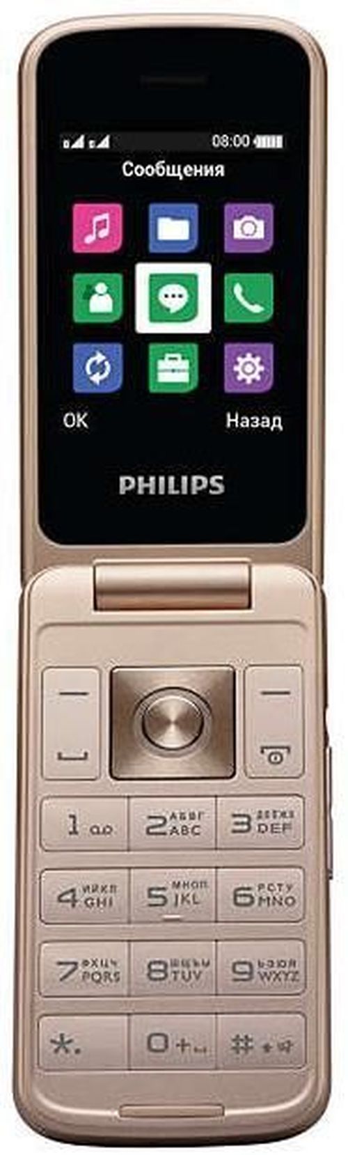 купить Телефон мобильный Philips E255 Black в Кишинёве 