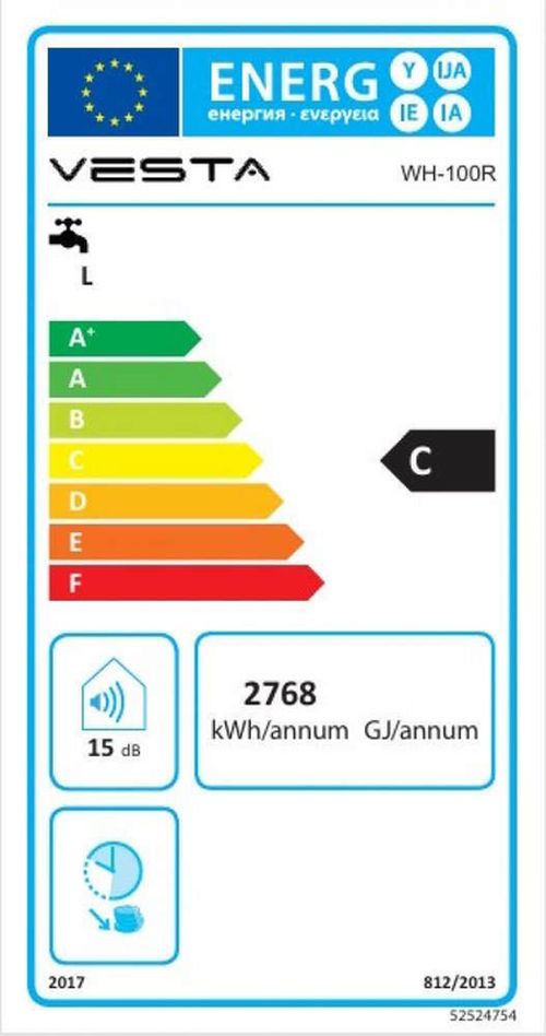 cumpără Încălzitor de apă cumulativ Vesta WH-100R în Chișinău 