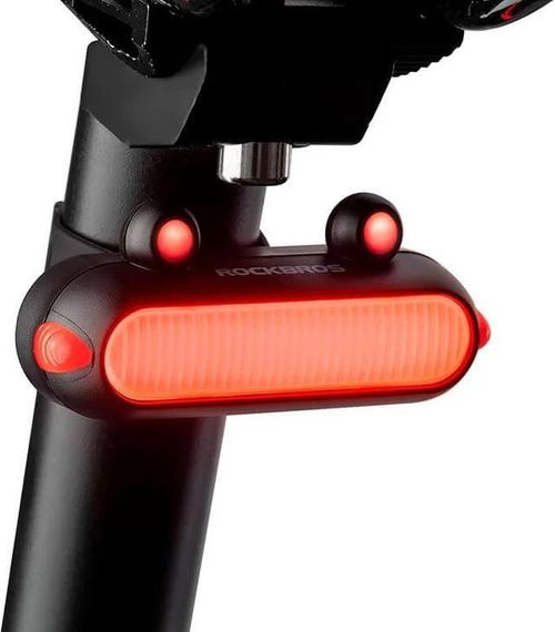 купить Аксессуар для велосипеда Rockbros 24520006001 Lanterna spate pentru bicicleta Frog RFL01, lumina albastra в Кишинёве 