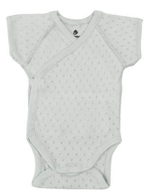 cumpără Haine pentru copii Minikin 25100562 Ажурный листик Боди р-р62, серый светлый, унисекс în Chișinău 