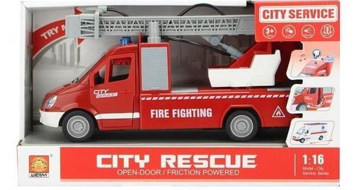 cumpără Mașină Wenyi WY596A 1:16 Mașină de pompieri cu fricțiune (lumini /sunete) în Chișinău 