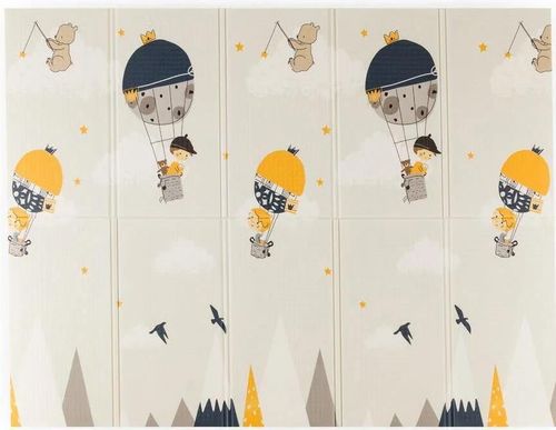 купить Коврик игровой Petite&Mars 435074 Covoras de joaca pliabil 2in1 Campy Mountains&Triangles в Кишинёве 