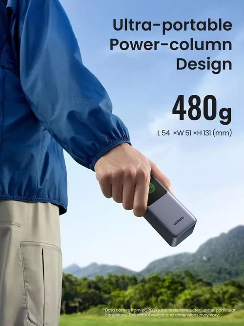 cumpără Acumulator extern USB (Powerbank) Ugreen 35524B Nexode Flight Approved 20000mAh,Grey în Chișinău 