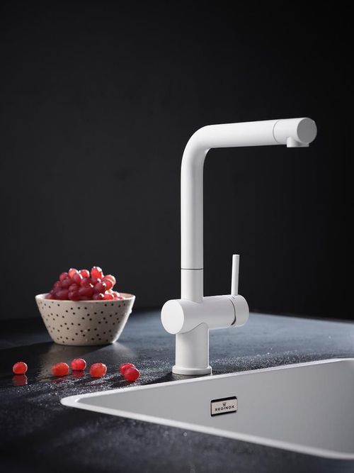 купить Смеситель кухонный Reginox R34767 Yadkin White в Кишинёве 