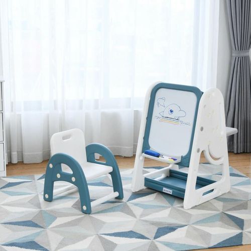 cumpără Set de mobilier pentru copii Costway BB5639BL (Blue/White) în Chișinău 