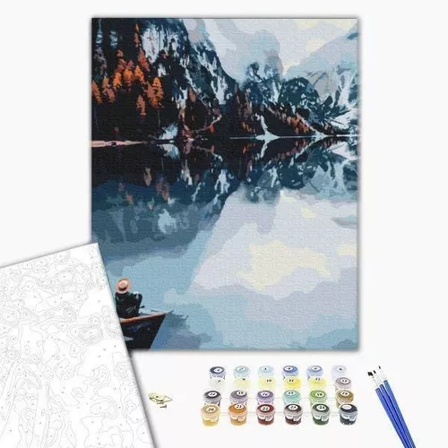 купить Картина по номерам BrushMe BS53288FC 40x50cm (fără cutie) Toamna pe prim-plan в Кишинёве 