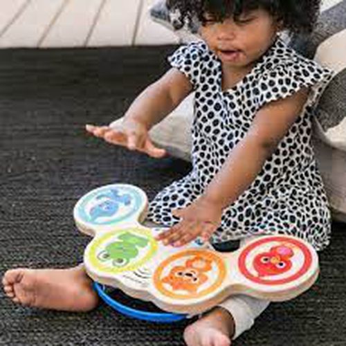 Jucarie de lemn muzicala Hape & Baby Einstein Magic Touch Drum™ 