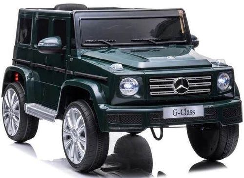 cumpără Mașină electrică pentru copii Kids car 8010268-2R_Green Mercedes-Benz G 500, 12V7AH, scaune din piele în Chișinău 