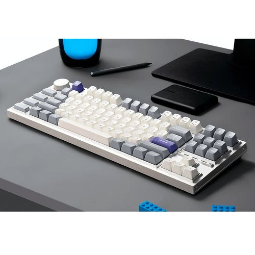 купить Клавиатура Keychron Q3 Pro QMK/VIA Wireless Custom Full-Metal Mechanical Keyboard (Q3P-X1) Silver Grey, 80% TKL layout, Knob, RGB Backlight, Keychron K pro Mechanical Red Switch, Hot-Swap, Bluetooth, USB Type-C, gamer (tastatura/клавиатура) в Кишинёве 