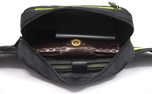 купить Поясная сумка Jumi CT-293816 Negru/verde в Кишинёве 