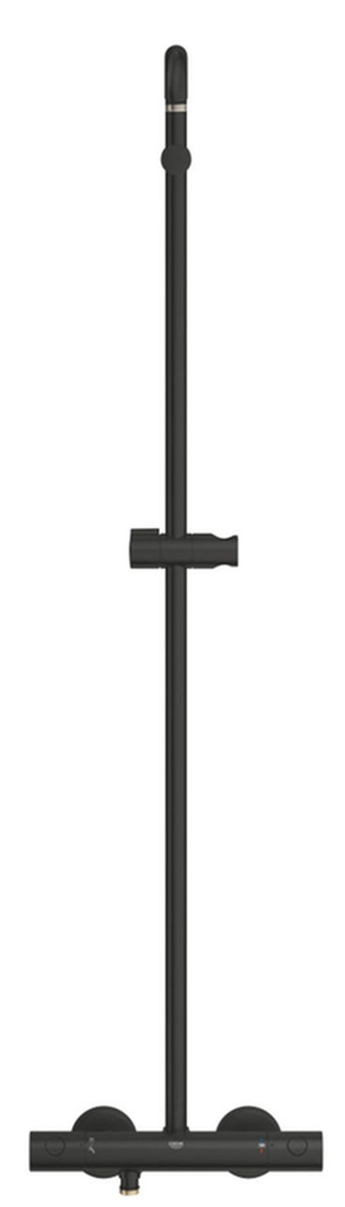 купить Душевая панель Grohe New Tempesta Cosmopolitan 250 Round Black Matt (termostatata) 266702431 в Кишинёве 