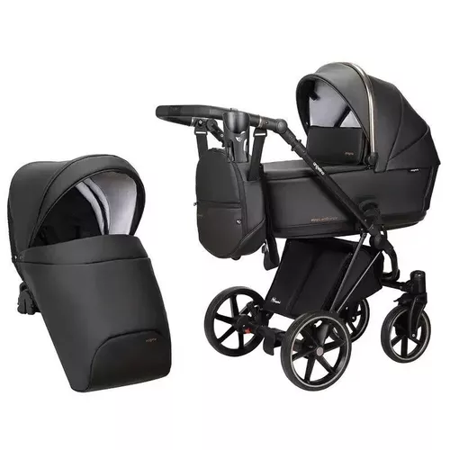 cumpără Сărucior pentru copii Angelina Carucior 2in1 Enigma Premium Black EP-eco-25 în Chișinău 