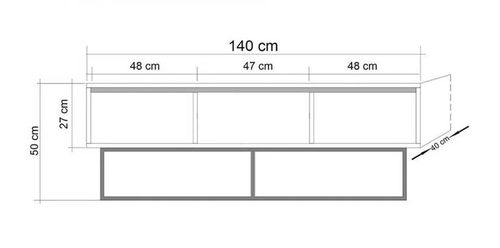 cumpără Comodă TV Trendy Milo 140 140x50x40cm în Chișinău 