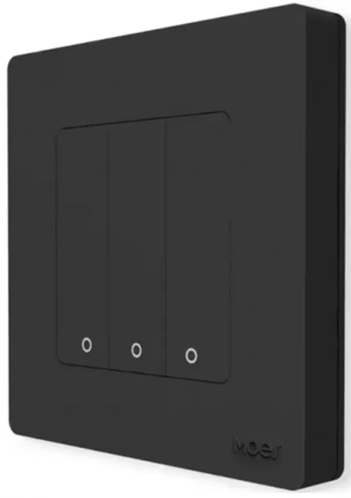 купить Выключатель электрический Moes ZT-SR-EU3-GY-MS в Кишинёве 